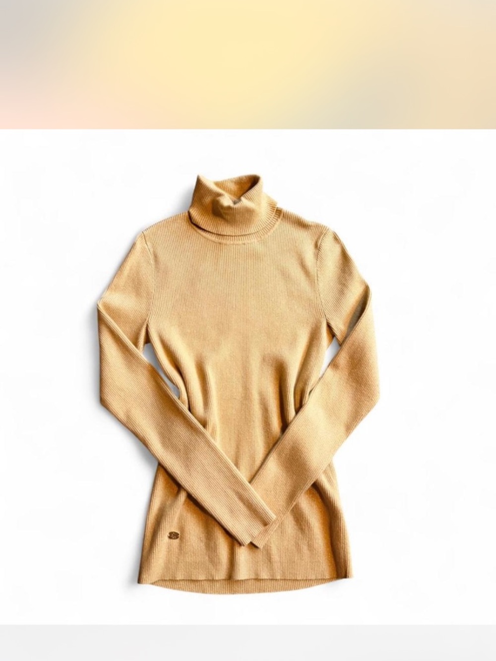 Slim Ribbed Turtleneck Sweater